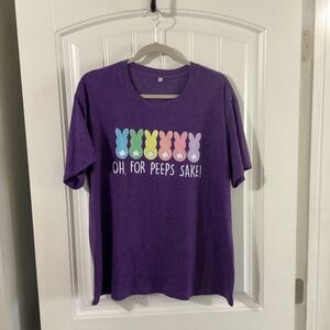 NWOT - Purple "Oh For Peep Sake" Tee - Size XXL - Never Worn Super Soft!!!!!!